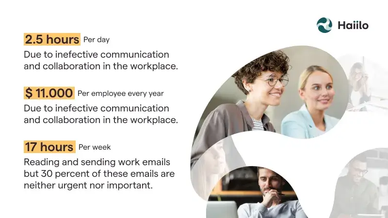 a list of corporate internal communications stats on managing a multigenerational workforce