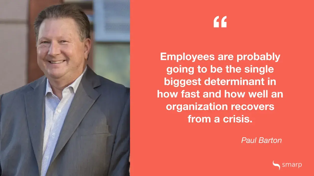 a quote from Paul Barton