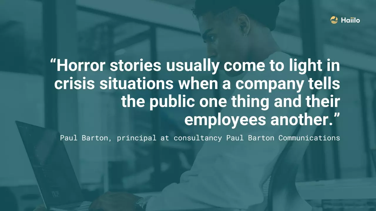 quote from Paul Barton