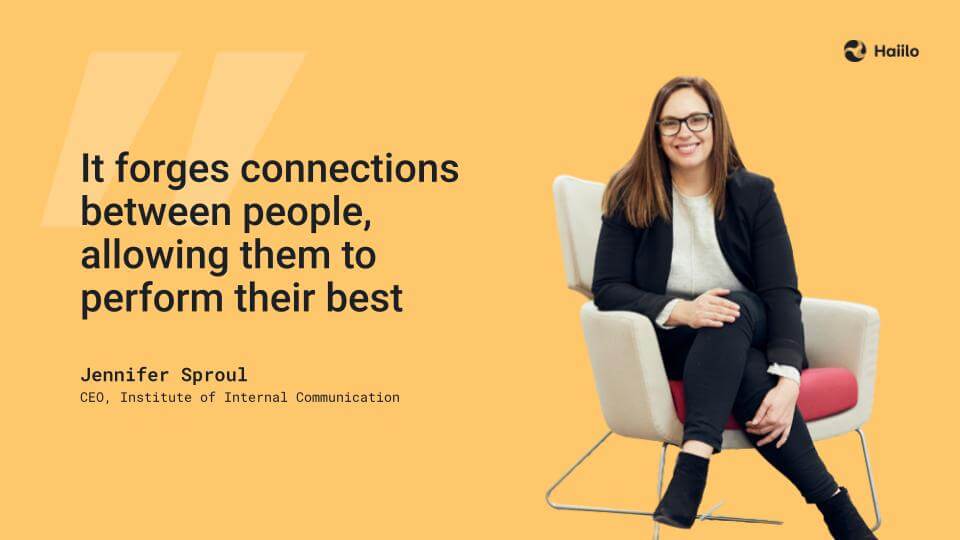 Jennifer Sproul internal communications