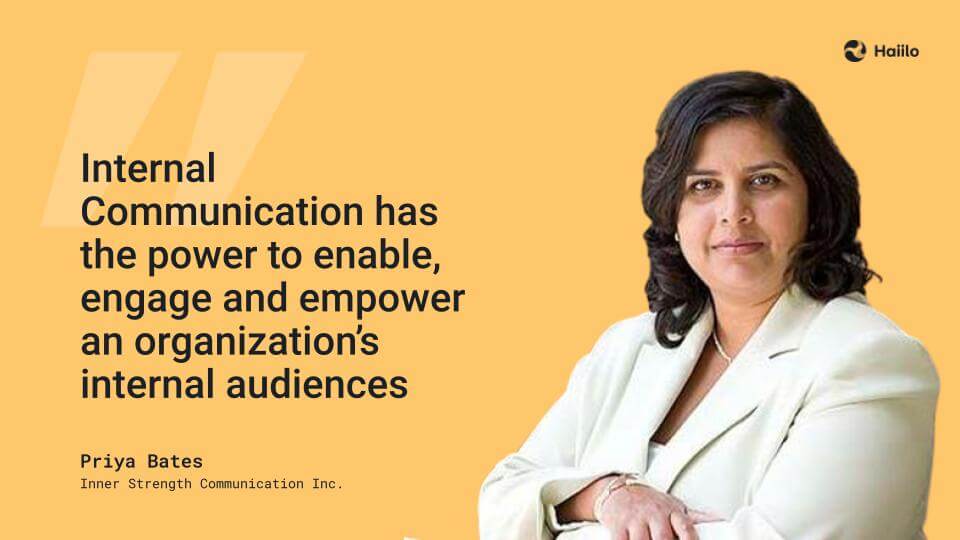 Priya Bates internal communications