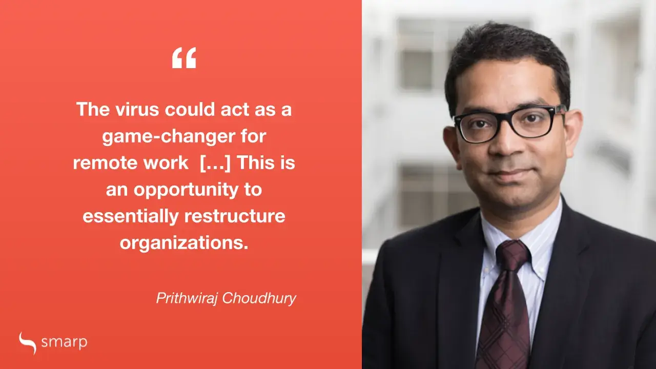 a quote by prithwiraj choudhury