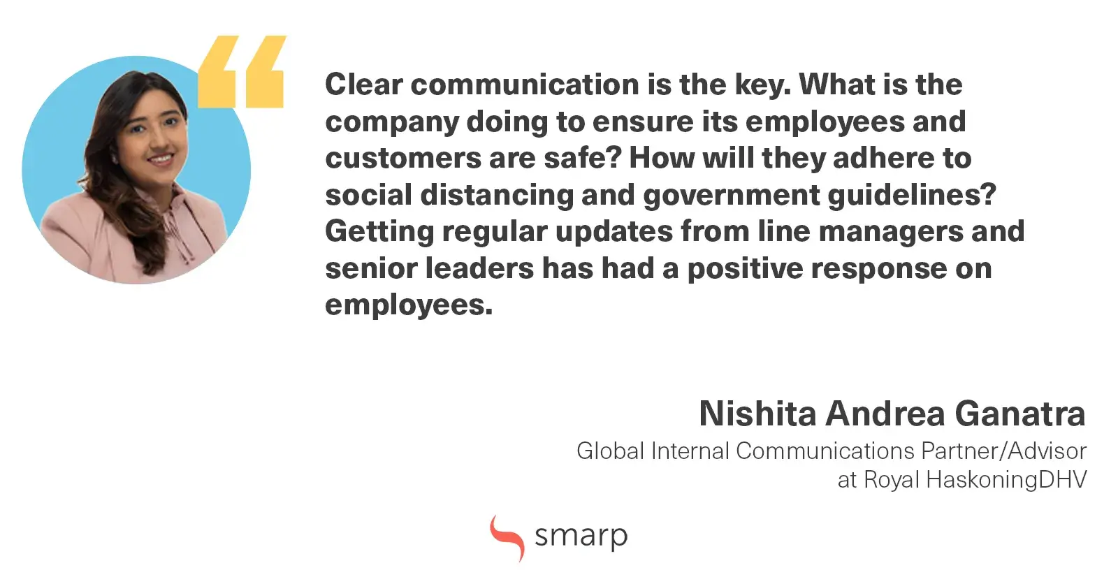 a quote by nishita ganatra