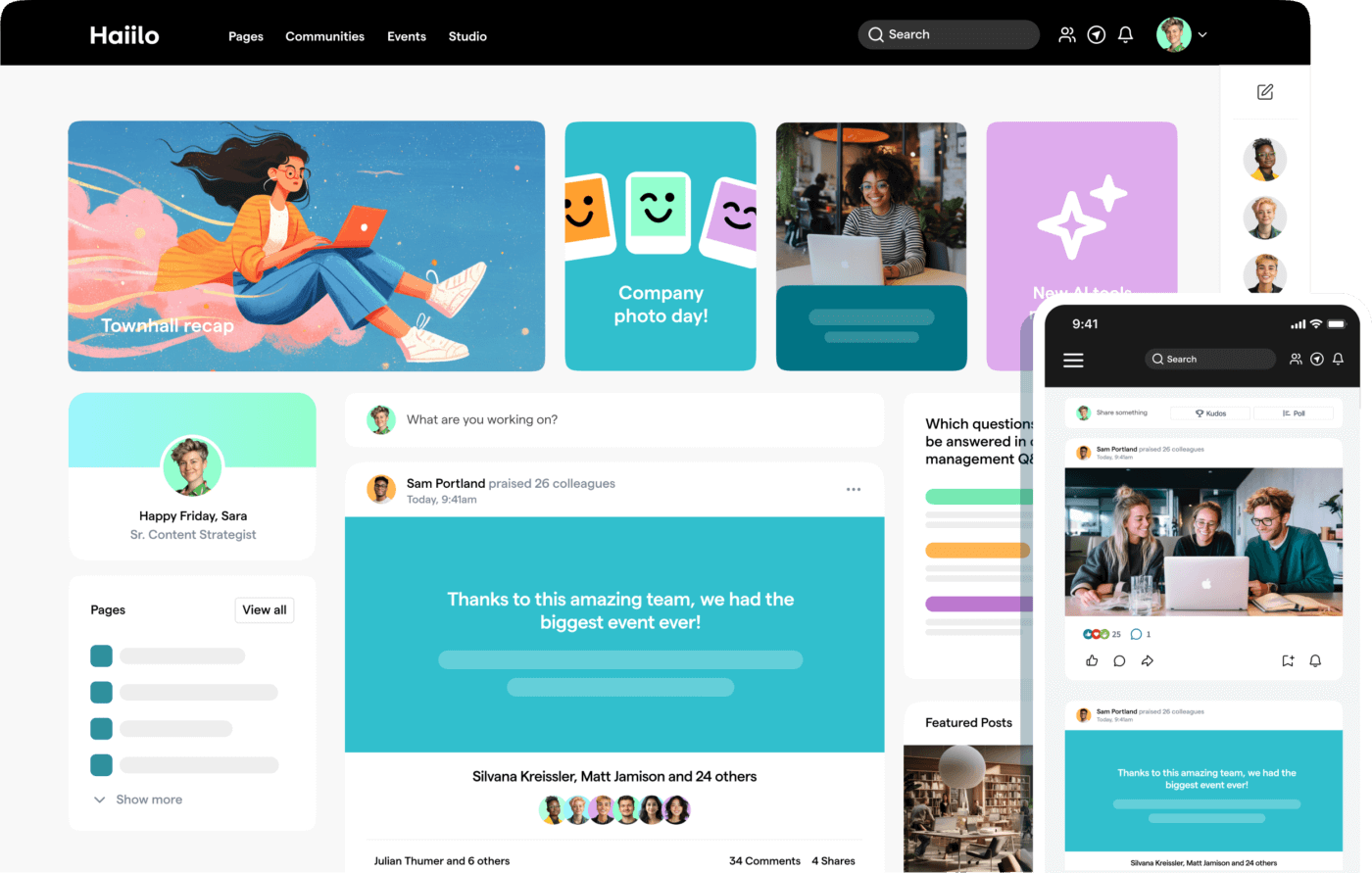 Haiilo easy to use platform