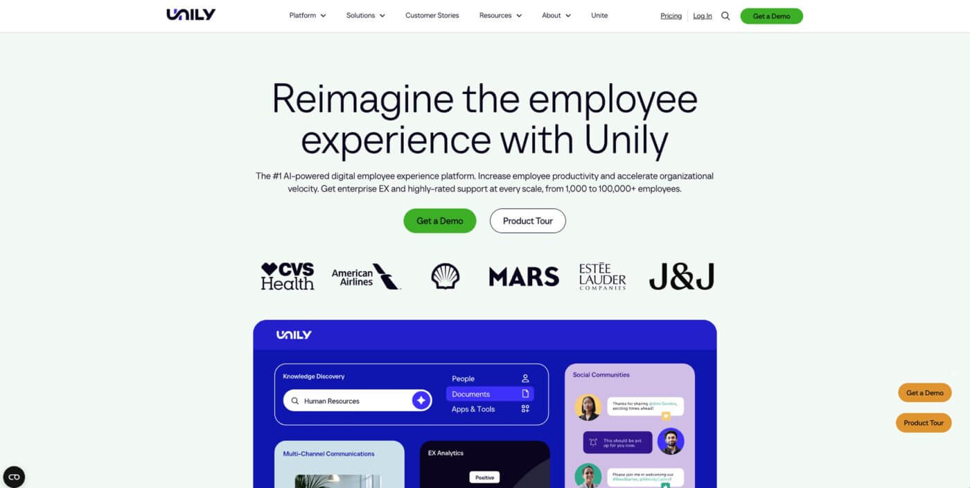 Unily alternatives