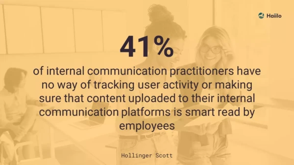 Hollinger Scott quote on internal communications in the office