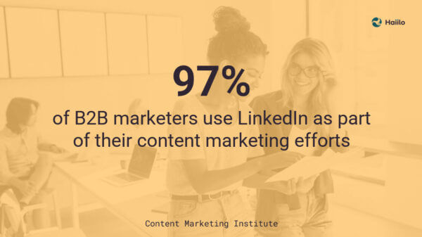 Marketing Institute quote: how to boost a post on LinkedIn as part of your content strategy