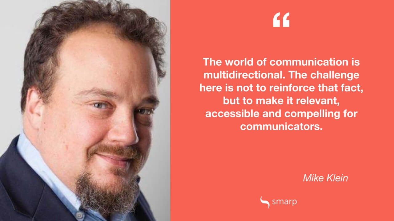 a quote from mike klein