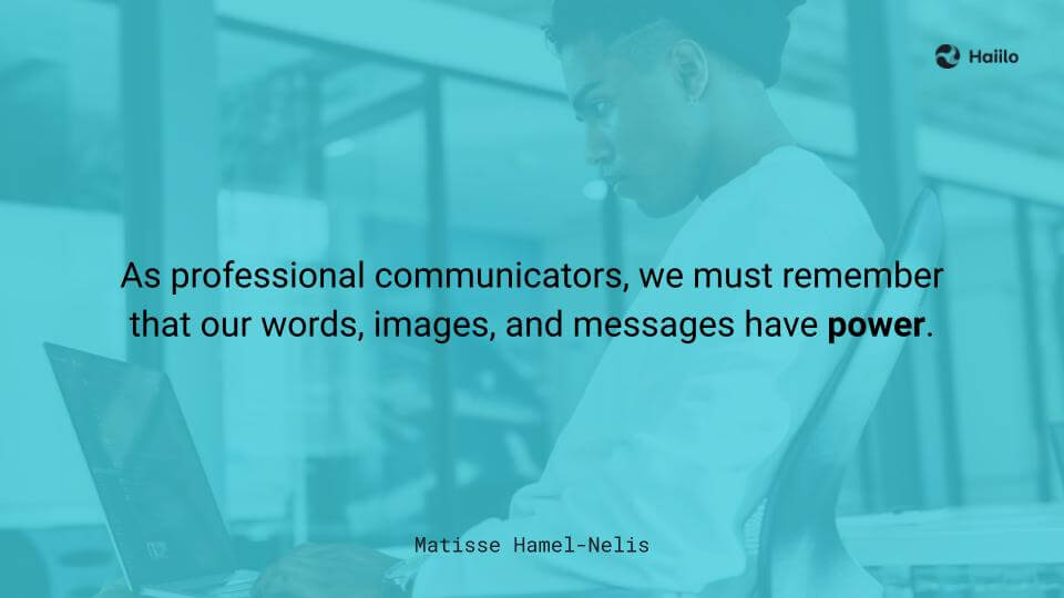 a quote from matisse hamel-nelis