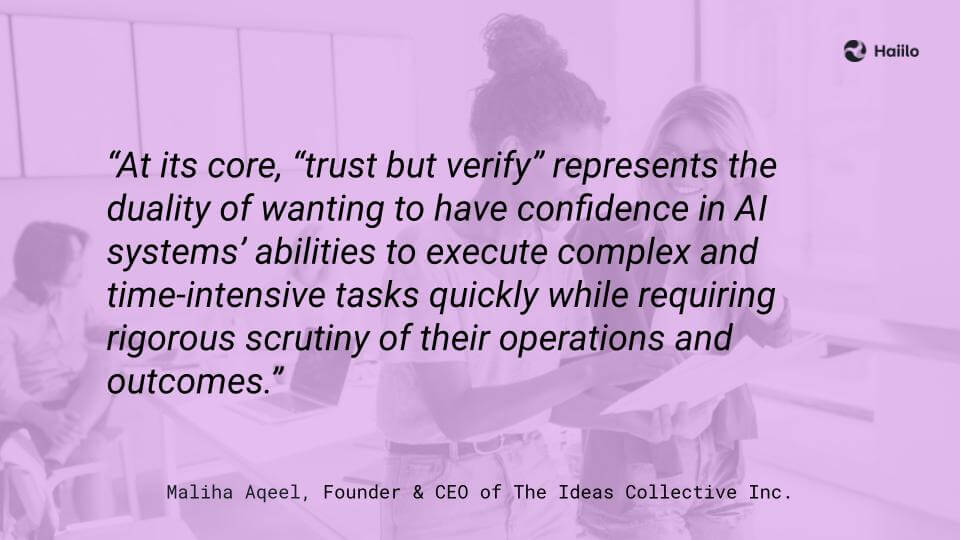 trust with verification