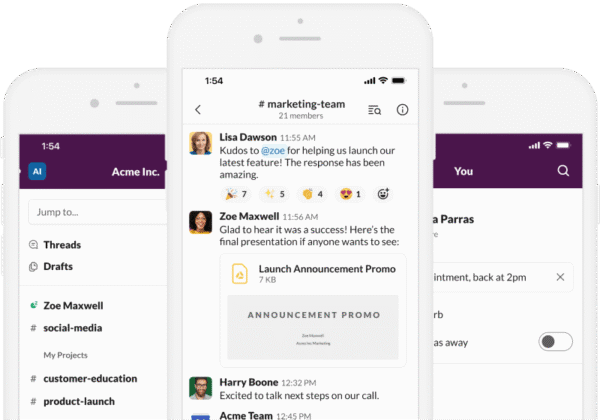 Slack: Best employee app for instant messaging