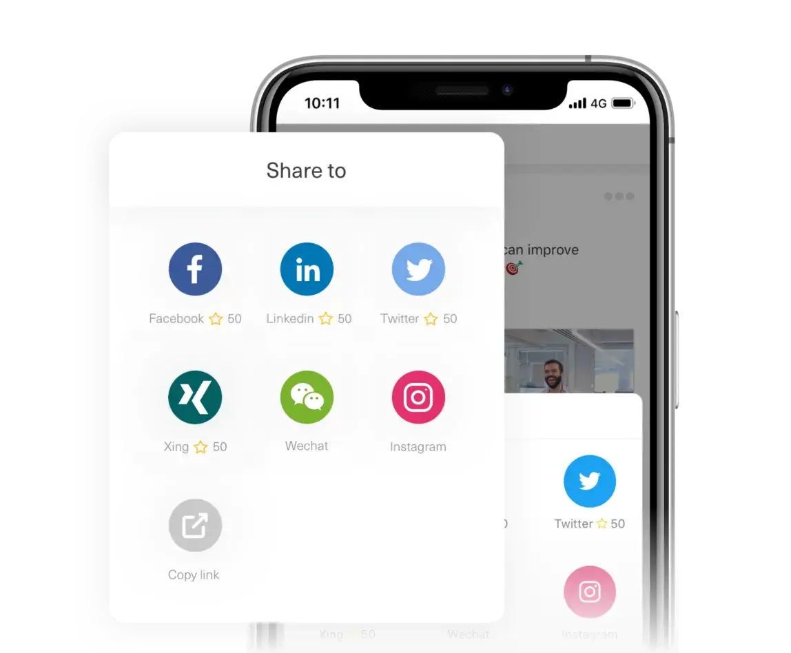 haiilo advocacy marketing solution: sharing content on social media