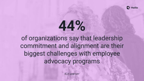 Altimeter quote: commitment is the biggest barrier to advocacy marketing