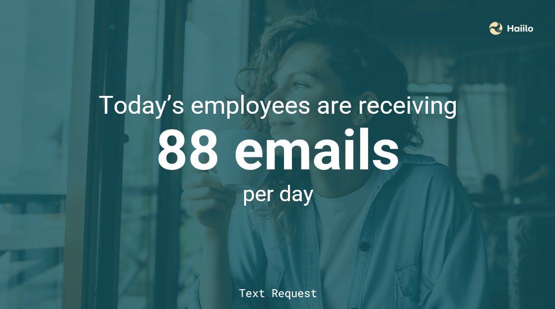 a quick stat from text request for internal communication newsletter