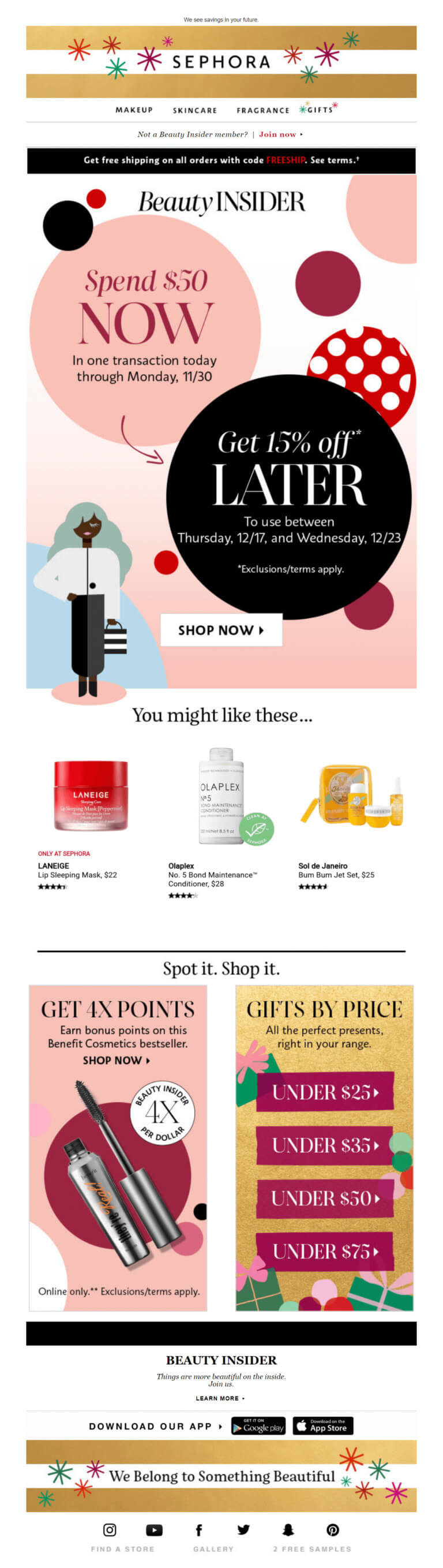 ecommerce-newsletter-sephora-example