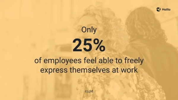 CIPD quote: internal staff communication can support employees in expressing themselves at work