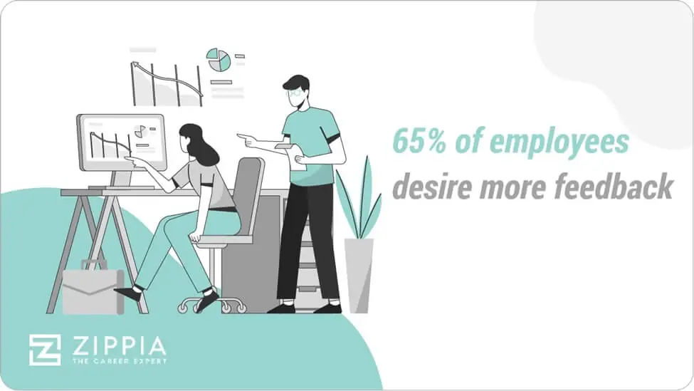 Feedback Loop Zippia employees desire more feedback