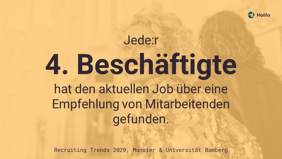 Studie Social Recruiting Definition: Jede:r 4. Beschäftigte hat den aktuellen Job über eine Empfehlung von Mitarbeitenden gefunden