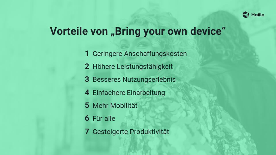 Vorteile von „Bring your own device“ - BYOD Bedeutung