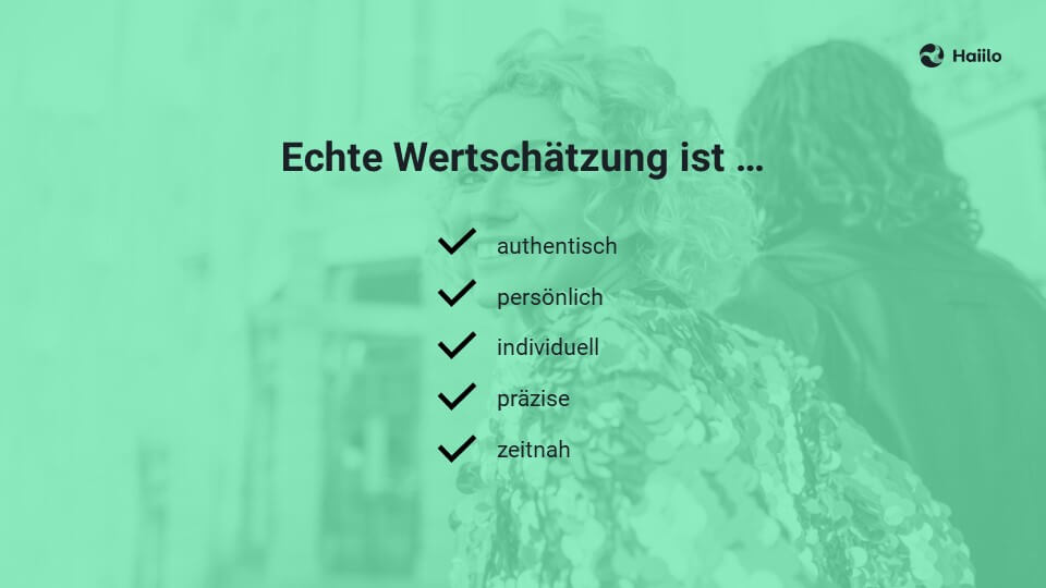 Checkliste Wertschätzung Mitarbeiter