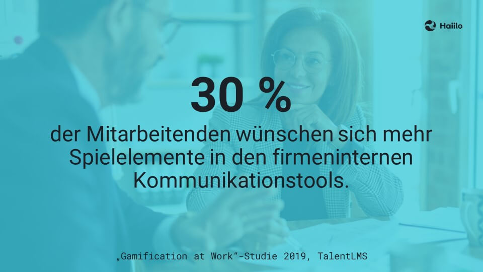 Studie Gamification: 30 % der Mitarbeitenden wünschen sich im beispiel intranet mehr Spielelemente in den firmeninternen Kommunikationstools