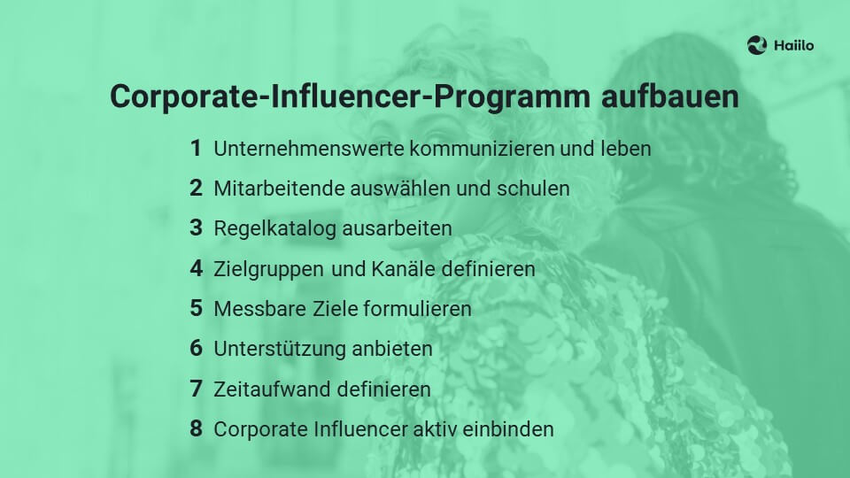 Corporate-Influencer-Programm aufbauen in 8 Schritten