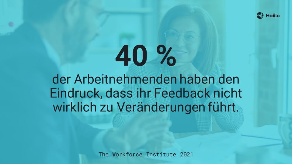 Studie: 40 % der Arbeitnehmenden haben den Eindruck, dass ihr Feedback nicht wirklich zu Veränderungen führt