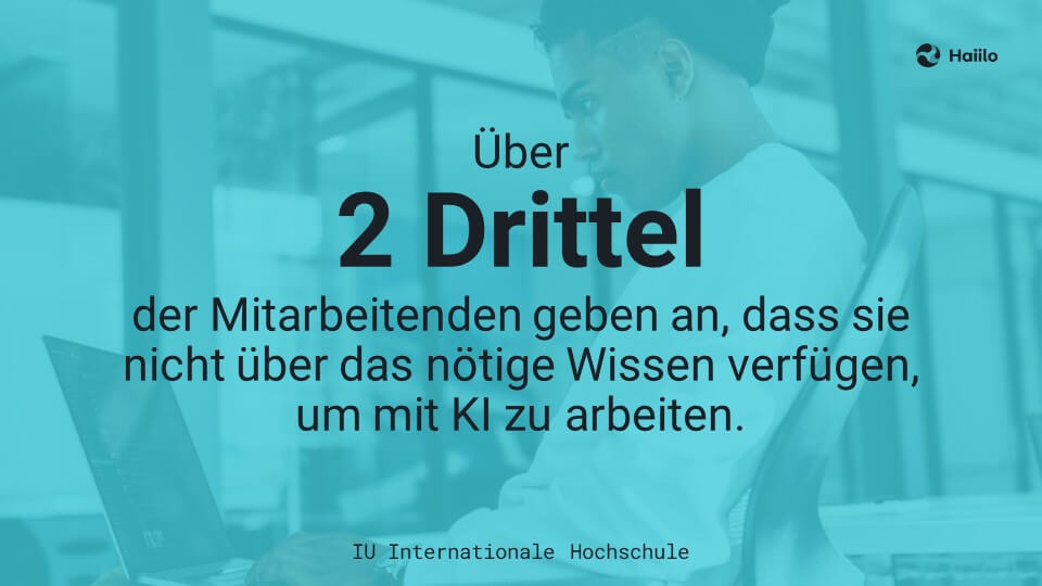 Studie: Über 2 Drittel der Mitarbeitenden geben an, dass sie nicht über das nötige Wissen verfügen, um mit KI zu arbeiten
