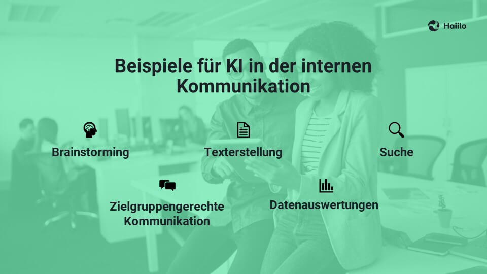 Beispiele für KI in der internen Kommunikation