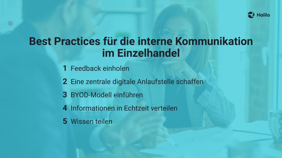 Best Practices für die interne Kommunikation im Einzelhandel