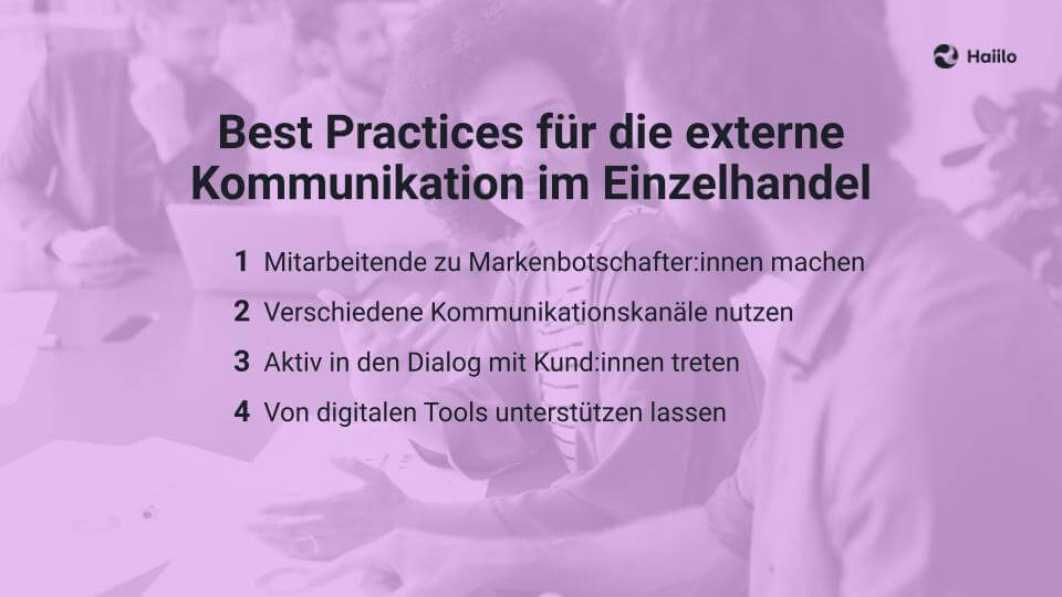Best Practices für die externe Kommunikation im Einzelhandel
