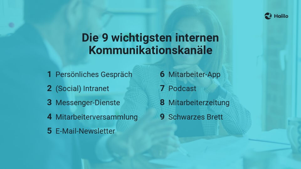 interne Kommunikationsstrategie: 9 wichtigsten internen Kommunikationskanäle