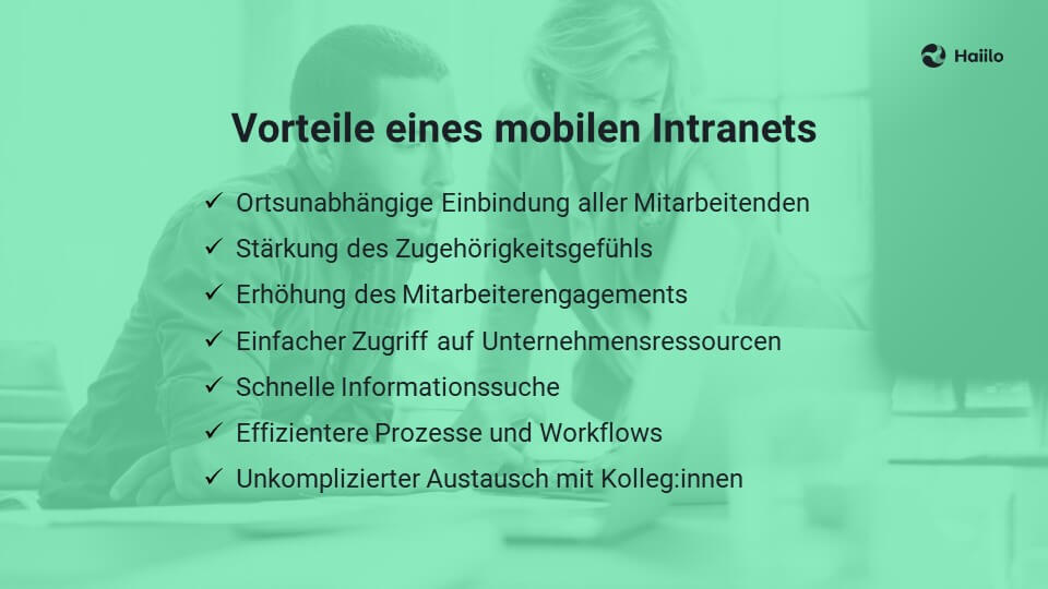 Vorteile des mobilen Intranets