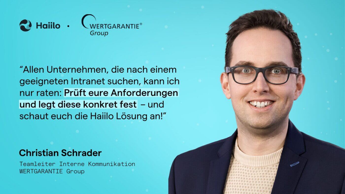 Zitat Christian Schrader, Wertgarantie