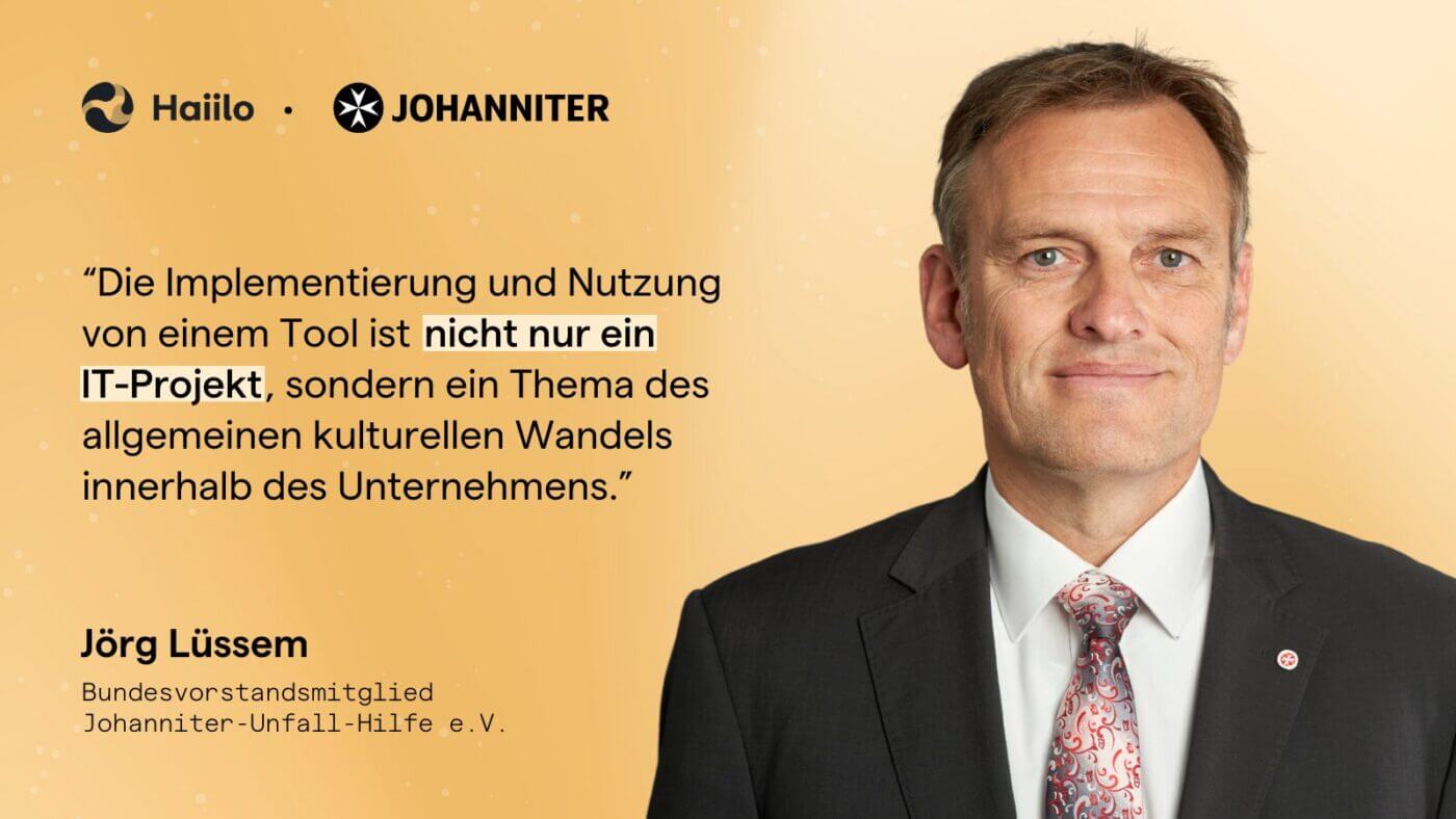 Zitat Jörg Lüssem, JUH