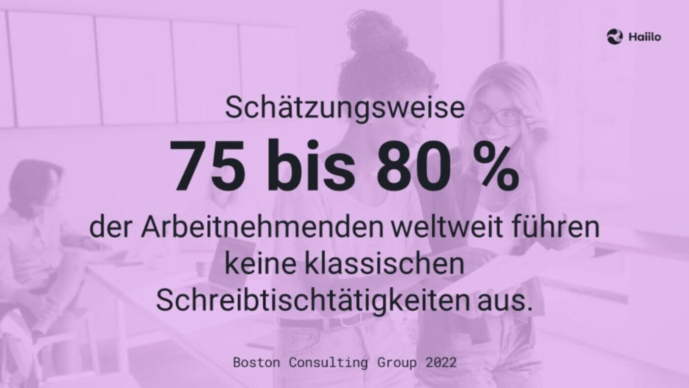 Studie Bosten COnsulting Group Non Desk Worker Haiilo Blog
