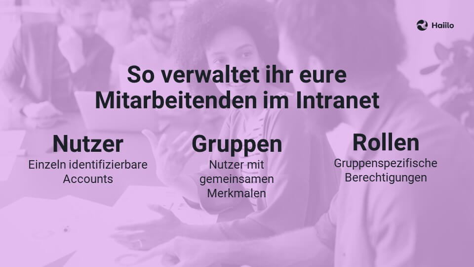 So verwaltet ihr eure Mitarbeitenden im Intranet