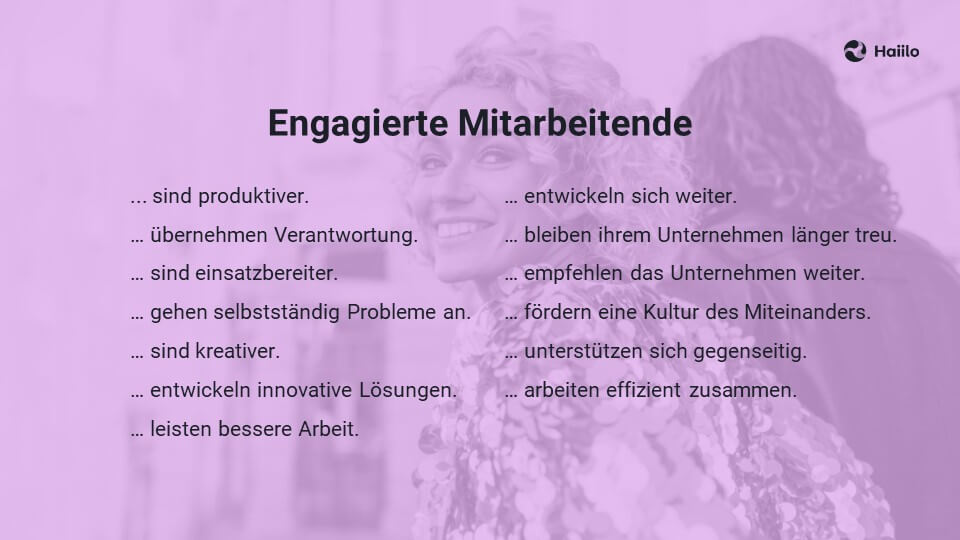 Was bringen engagierte Mitarbeitende