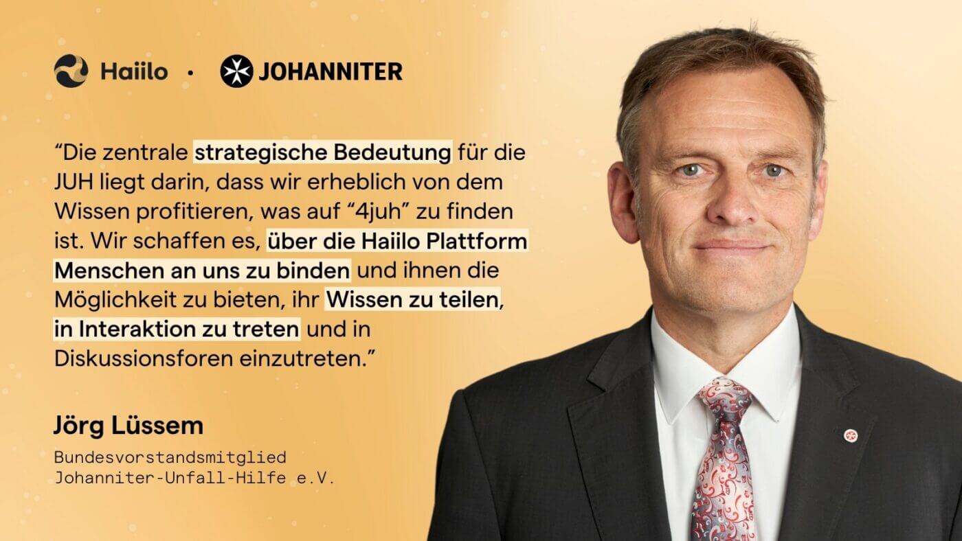 Zitat Jörg Lüssem, JUH