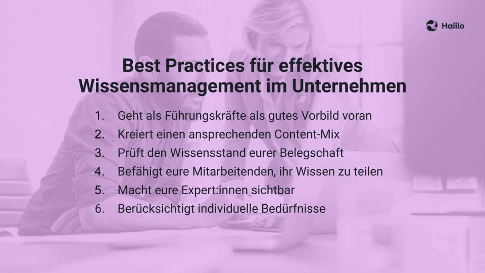 Best Practices für effektives Wissensmanagement System im Unternehmen