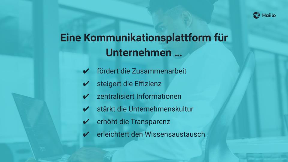 Kommunikationsplattform für Unternehmen: Vorteile