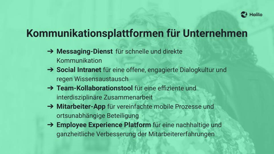 Top 5 Kommunikationsplattformen für Unternehmen