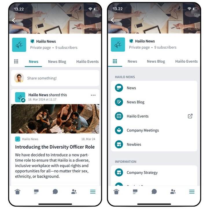 Haiilo App News