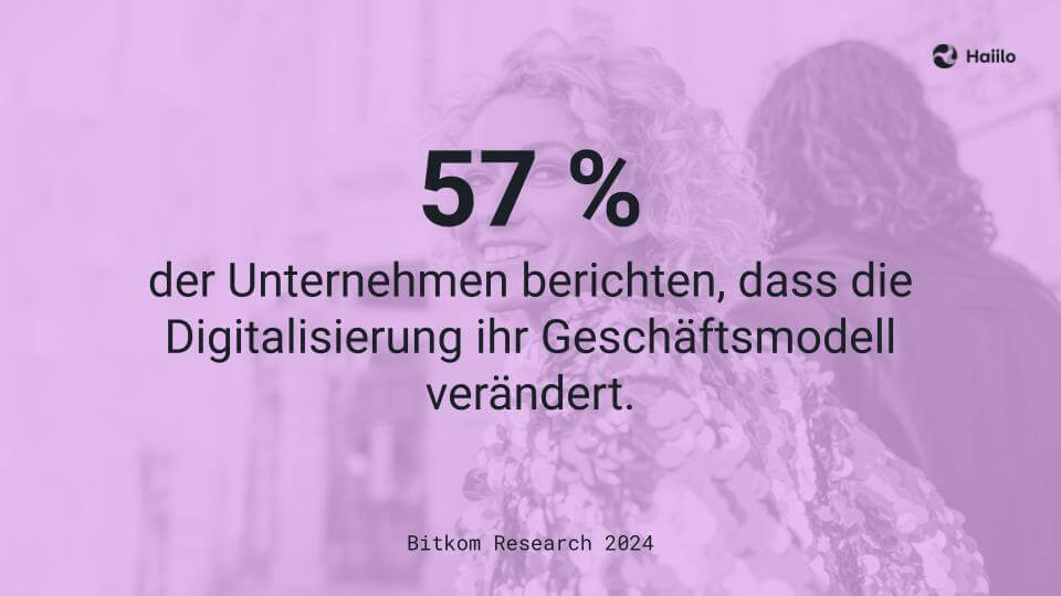 Studie: 57 % der Unternehmen berichten, dass die Digitalisierung ihr Geschäftsmodell verändert