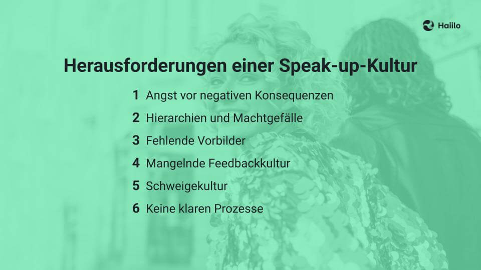 Speaking up: Herausforderungen einer Speak-up-Kultur