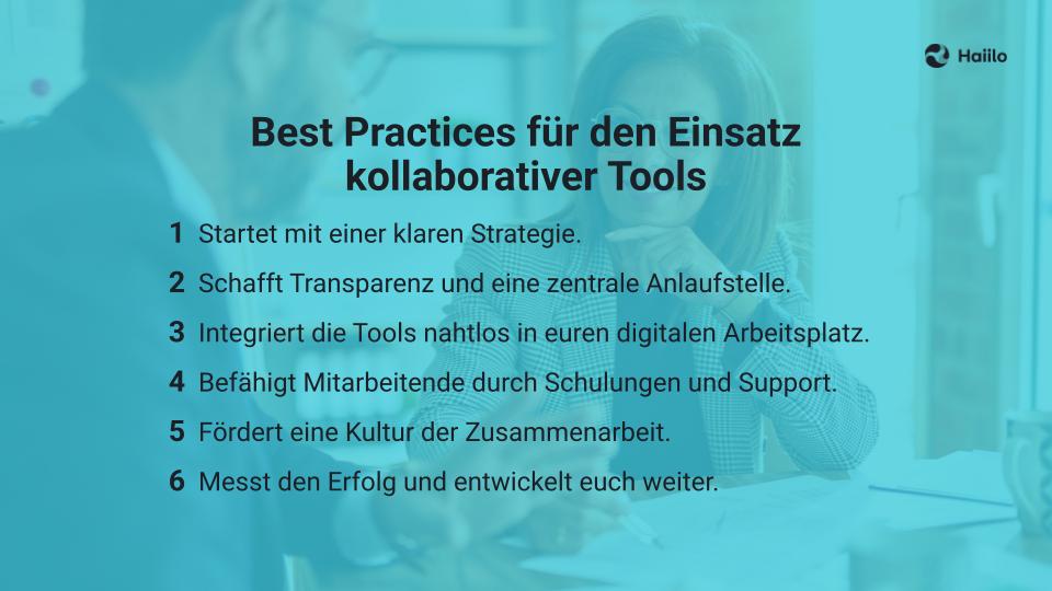 Best Practices für kollaborative Tools
