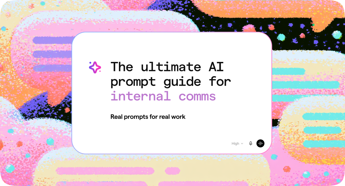 The ultimate AI prompt guide for internal comms