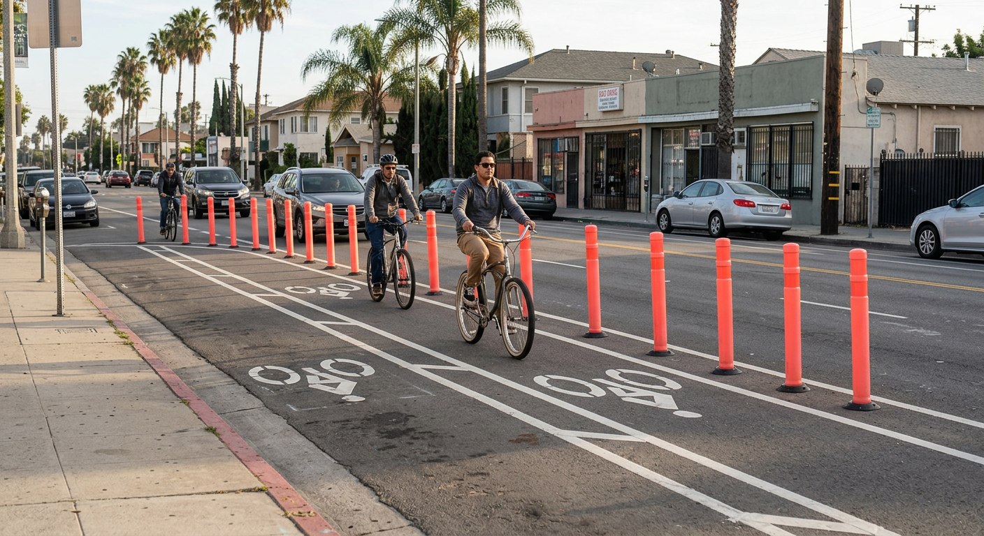 Pasadena Testing Temporary Bike Corridors to Cut Traffic Deaths
