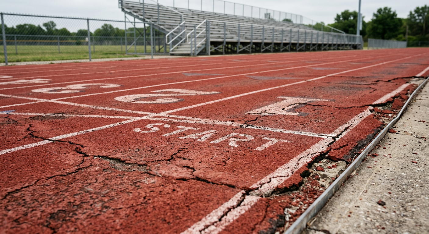 Fremont Replacing Worn Track Surfaces at Two High Schools