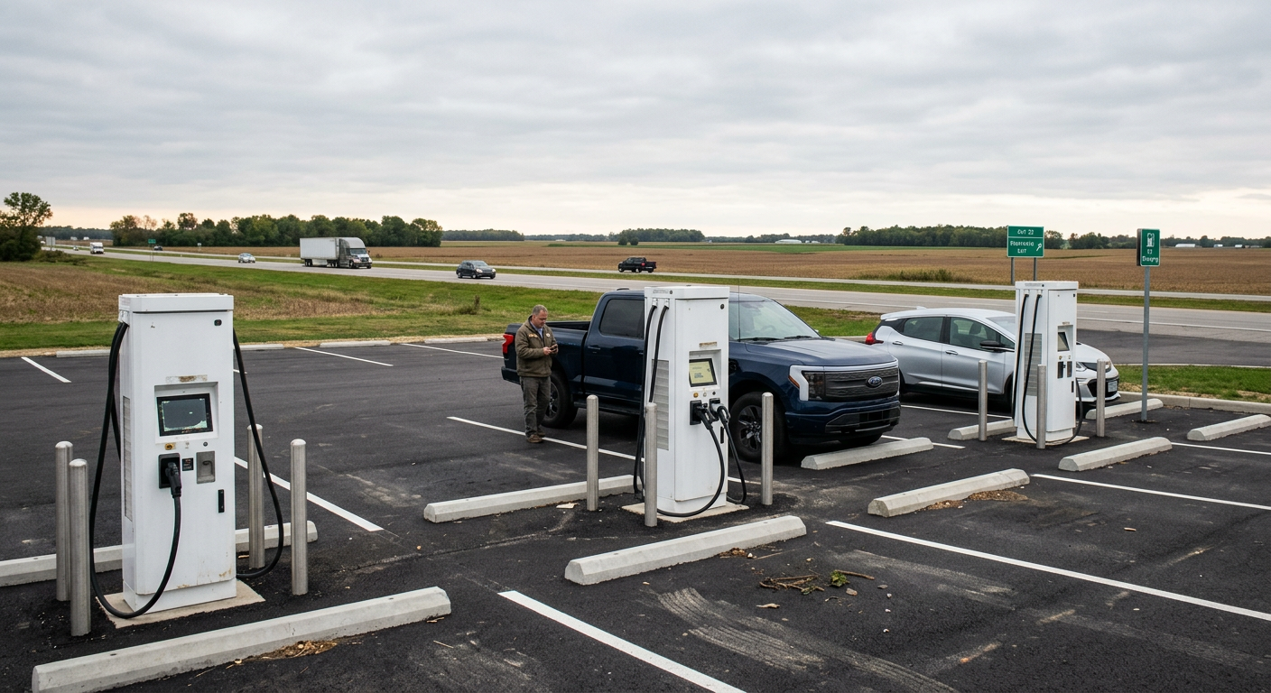Union Township Building Electric Vehicle Charging Stations with Federal Funds